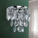 Aplica din cristal CELESTE,19cm 3xG9/40W sticla cristalina K9, cadru otel finisaj crom IP20 ORION - imagine 4