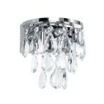 Aplica din cristal CELESTE,19cm 3xG9/40W sticla cristalina K9, cadru otel finisaj crom IP20 ORION - imagine 5