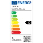 Lampa de Perete/Oglinda baie SONAS, Baza lemn masiv stejar/negru cu banda LED, 9W, Lungime 60cm IP44 ORION - imagine 4