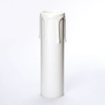 Tub Soclu E14 Lumanare cu Picurare Alb, H105mm, ØExt 29mm, ØInt 27mm ORION