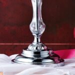 Lampa de masa KATHARINA, 5 lumini alama solida cromata, cristale Swarovski,  83cm E14 5x40W ORION - imagine 3