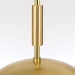 Lampa suspendata ARTDESIGN, E27 alama mat, abajur sticla opal 30cm ORION - imagine 7