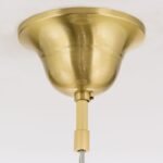 Lampa suspendata ARTDESIGN, E27 alama mat, abajur sticla opal 30cm ORION - imagine 6
