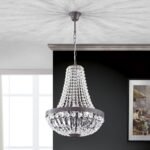 Candelabru ARILA, 3xE27, otel antic-auriu, Ø40cm ORION - imagine 3