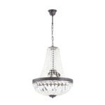 Candelabru ARILA, 3xE27, otel antic-auriu, Ø40cm ORION - imagine 7