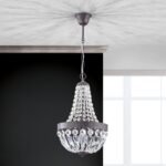 Candelabru ARILA, 1xE27, otel antic-auriu, Ø26cm ORION