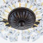 Candelabru ARILA, 1xE27, otel antic-auriu, Ø26cm ORION - imagine 6