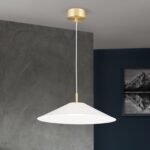 Lampa suspendata LED GOURMET, otel nuanta alba 22W/1700lm/3000K ORION