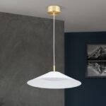 Lampa suspendata LED GOURMET, otel nuanta alba 22W/1700lm/3000K ORION - imagine 4