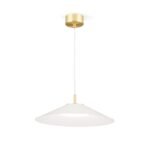 Lampa suspendata LED GOURMET, otel nuanta alba 22W/1700lm/3000K ORION - imagine 5