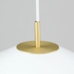 Lampa suspendata LED GOURMET, otel nuanta alba 22W/1700lm/3000K ORION - imagine 7