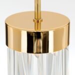 Pendul PRISM, LED 9W/600lm/3000K, cadru otel placat cu aur de 24 carate, Diametru 10cm ORION - imagine 6