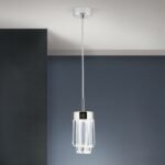 Pendul PRISM, LED 80W/6400lm/3000K), cadru otel placat cu aur de 24 carate, Diametru 55cm ORION