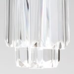 Pendul PRISM, LED 80W/6400lm/3000K), cadru otel placat cu aur de 24 carate, Diametru 55cm ORION - imagine 7