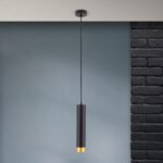Pendul MARTINI, 1xGU10, otel negru-auriu, Ø5.6cm ORION