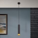 Pendul MARTINI, 1xGU10, otel negru-auriu, Ø5.6cm ORION - imagine 4