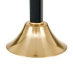Pendul SNOWWHITE, 1 lampa G9, otel negru, abajur sticla opal, diametrul 12cm ORION - imagine 6