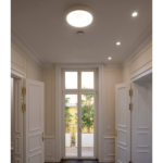 Lampa de Tavan LED VENUS, Baza soclu Aluminiu, Alb, Abajur policarbon opal, LED 50W/2750lm/3000K, Diametru 61cm ORION - imagine 8