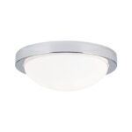Plafoniera FATO, otel cromat, 32cm 2xE27 IP44 ORION - imagine 5
