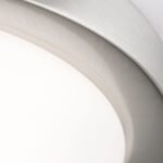 Plafoniera FATO, otel crom satinat, 32cm 2xE27 IP44 ORION - imagine 7