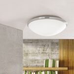 Plafoniera LED pentru baie GLANTO, otel crom satinata, 38cm 18W/1540lm/3000K IP44 ORION
