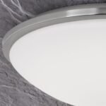 Plafoniera LED pentru baie GLANTO, otel crom satinata, 38cm 18W/1540lm/3000K IP44 ORION - imagine 6