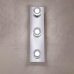 Aplica VENUTO, 3 lampi LED 3x4W/1080lm/3000K, cadru otel cromat, H36cm IP20 ORION - imagine 4