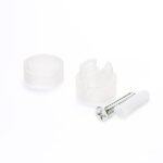 Set Clipsuri pin de Tavan si Perete, 5 buc, Ø 20 mm Pentru Detensionare Cabluri, PVC Transparent ORION - imagine 2