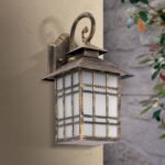Aplica Exterior KIKO,1xE27, aluminiu patinat, H38cm in jos IP44 ORION - imagine 4