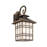Aplica Exterior KIKO,1xE27, aluminiu patinat, H38cm in jos IP44 ORION - imagine 5