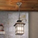 Pendul de exterior KIKO,1 lampa E27, aluminiu patinat, H96cm IP44 ORION - imagine 3
