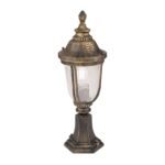 Lampadar de exterior AUGUST,1 lampa E27, aluminiu patinat, H51cm IP23 ORION - imagine 6