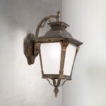 Aplica Exterior AIKO,1xE27, aluminiu patinat, H38cm in jos IP23 ORION - imagine 3