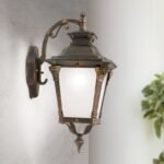 Aplica Exterior AIKO,1xE27, aluminiu patinat, H38cm in jos IP23 ORION