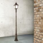Lampadar de exterior AIKO,1 lampa E27, aluminiu patinat, H256cm IP23 ORION