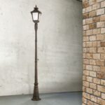 Lampadar de exterior AIKO,1 lampa E27, aluminiu patinat, H256cm IP23 ORION - imagine 3