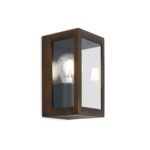 Aplica de exterior LUMINA,1 lampa E27, otel inoxidabil culoare ruginiu, H19.5cm in jos IP44 ORION - imagine 5