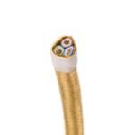 Cablu pentru Suspensie, Textil, 3x0,75 mm², 5 m, Subtire, Auriu ORION - imagine 4