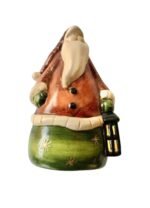 Decoratiune Mos-Craciun Maro si Verde Inaltime 20cm KONST SMIDE