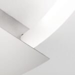 Lampă de Perete si Tavan LED STARGATE, Baza din metal Crom, Abajur cu banda LED 11W/850lm/3000K Lumina calda, Dimambil,Diametru 26cm, Inaltime 4cm IP20 ORION - imagine 5