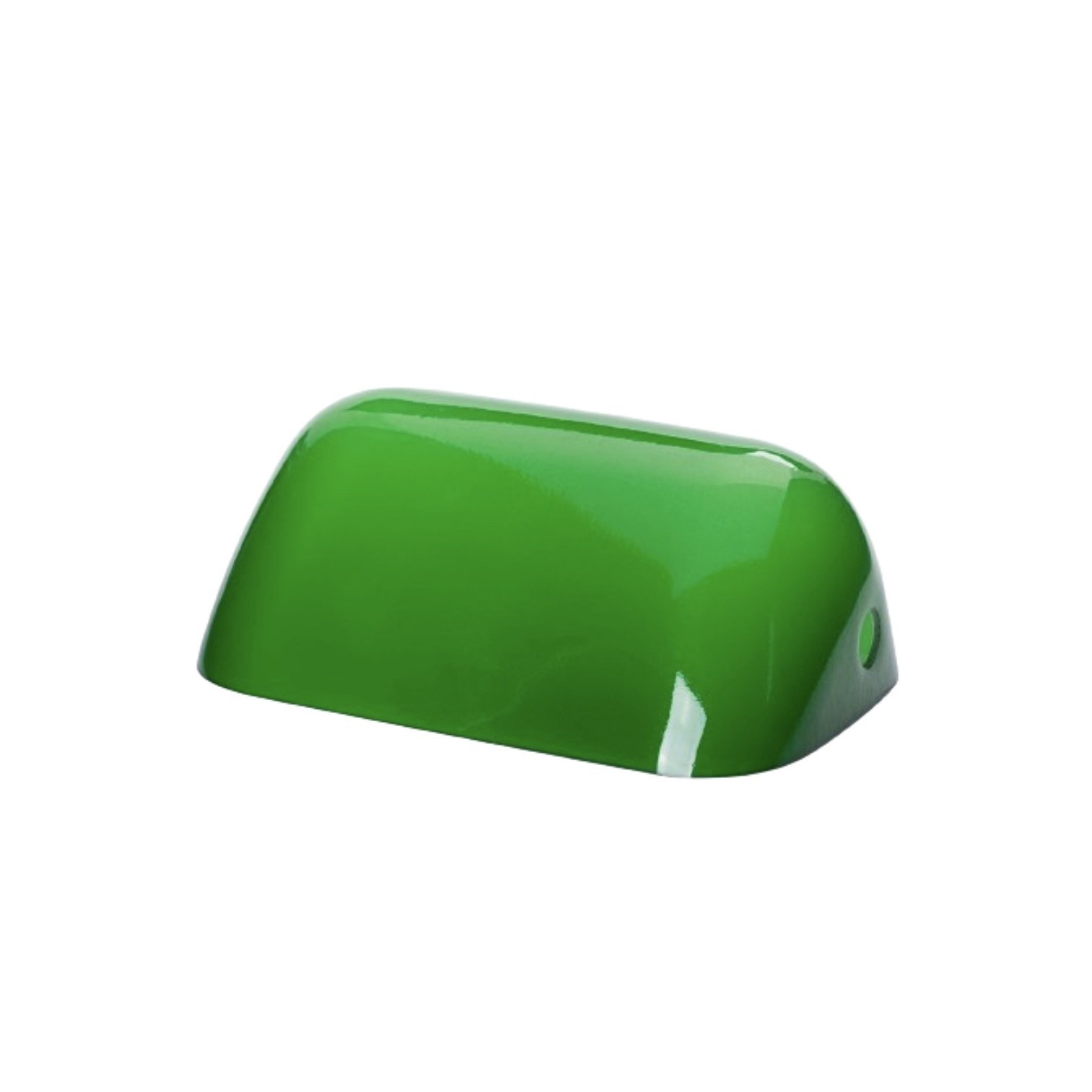 18f98d51-04da-4af4-b986-bab5b84a8a40 Abajur Sticla Groasa Verde Lungime 150mm, Latime 95, Inaltime 60mm, Gauri Laterale 12mm BANKERSLAMP ORION - imagine 1