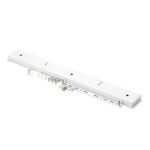 Accesoriu Corp de Iluminat, Baldachin Baza Pentru Pendul cu Niplu de Clemă x 3, Inaltime 22mm, Lungime 700mm, Latime 80mm, Metal Alb ORION - imagine 2