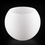 Abajur din Sticlă Groasa Opal, Diametrul 110mm, Înălţime 65mm, Finisaj Opal-mat, Orificiu 30mm ORION - imagine 5