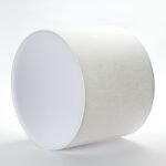 Abajur Material Textil Fula, pentru Soclu E27, Inaltime 220mm, Diametru Baza 280mm, Diametru Varf 280mm, Alb ORION - imagine 2