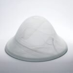 Abajur Conic din Sticlă Groasa Opal, Diametrul 170mm, Înălţime 170mm, Finisaj opal-mat , Orificiu 30mm ORION