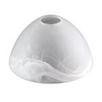 Abajur Conic din Sticlă Groasa Opal, Diametrul 170mm, Înălţime 95mm, Finisaj opal-mat , Orificiu 42mm ORION