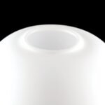 Abajur Rotund din Sticlă Groasa Opal, Diametrul 140mm, Înălţime 140mm, Finisaj Opal-mat satinat, Orificiu 45mm ORION - imagine 4