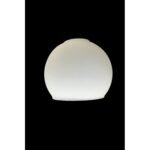 Abajur Sticla Groasa, Alb Opal, Lungime 110mm, Latime 120mm, Diametru Orificiu Soclu 45mm, din gama Romantica ESTO - imagine 3