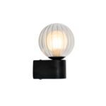 Abajur Rotund din Sticlă Groasa Clar/Mat, Diametrul 100mm, Înălţime 100mm, Finisaj Glob Interior Opal Crem, Orificiu cu Filet Atașament pentru priză G9 RABALUX - imagine 4