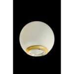 Abajur Rotund din Sticlă Groasa, Diametrul 150mm, Înălţime 150mm, Finisaj Opal Alb, Orificiu 50mm  RABALUX - imagine 4